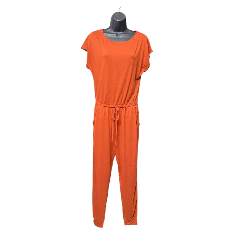 Jumpsuit By Pretty Garden In Orange, Size: S