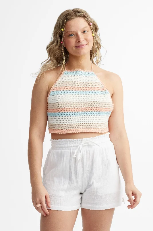 Camisole en crochet dos nu - Femme