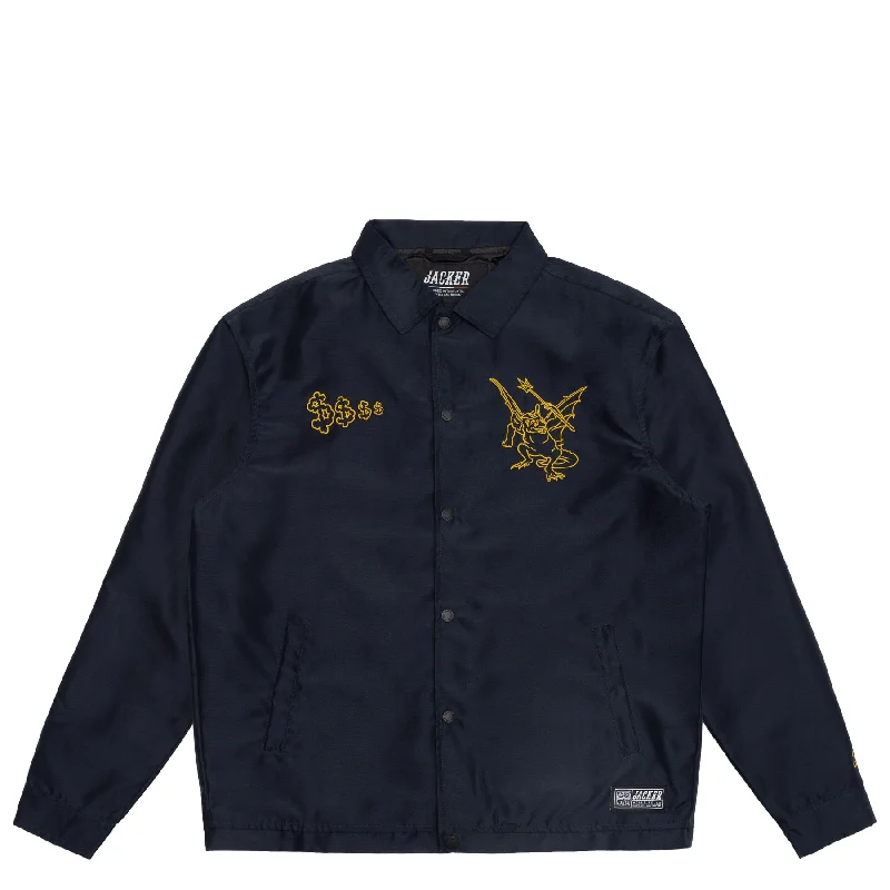 WANTON POLY JACKET - NAVY