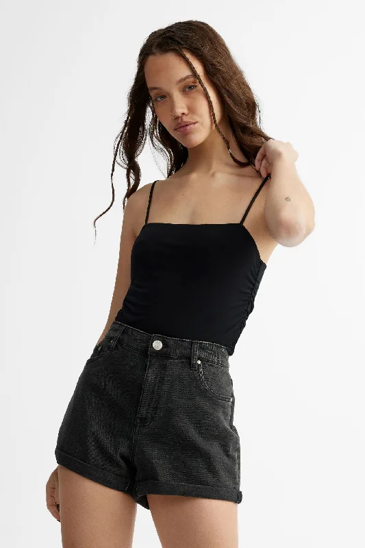 Camisole tube en mesh doublé - Femme