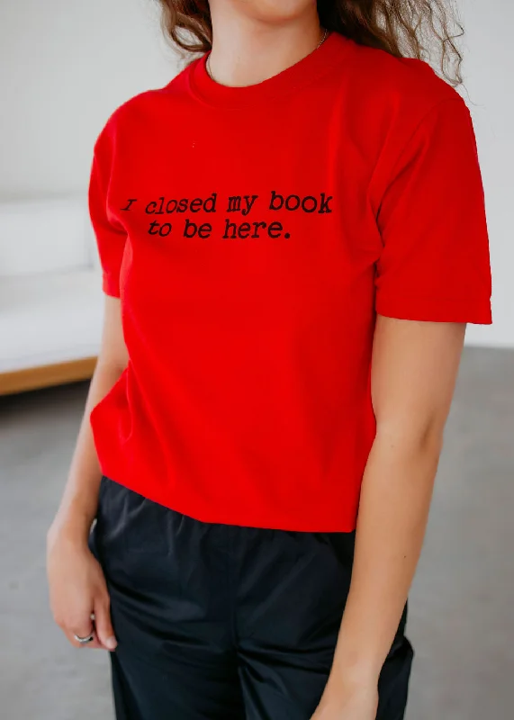 I Closed My Book Graphic Tee