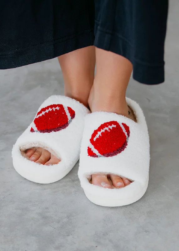 Football Open-Toed Slippers