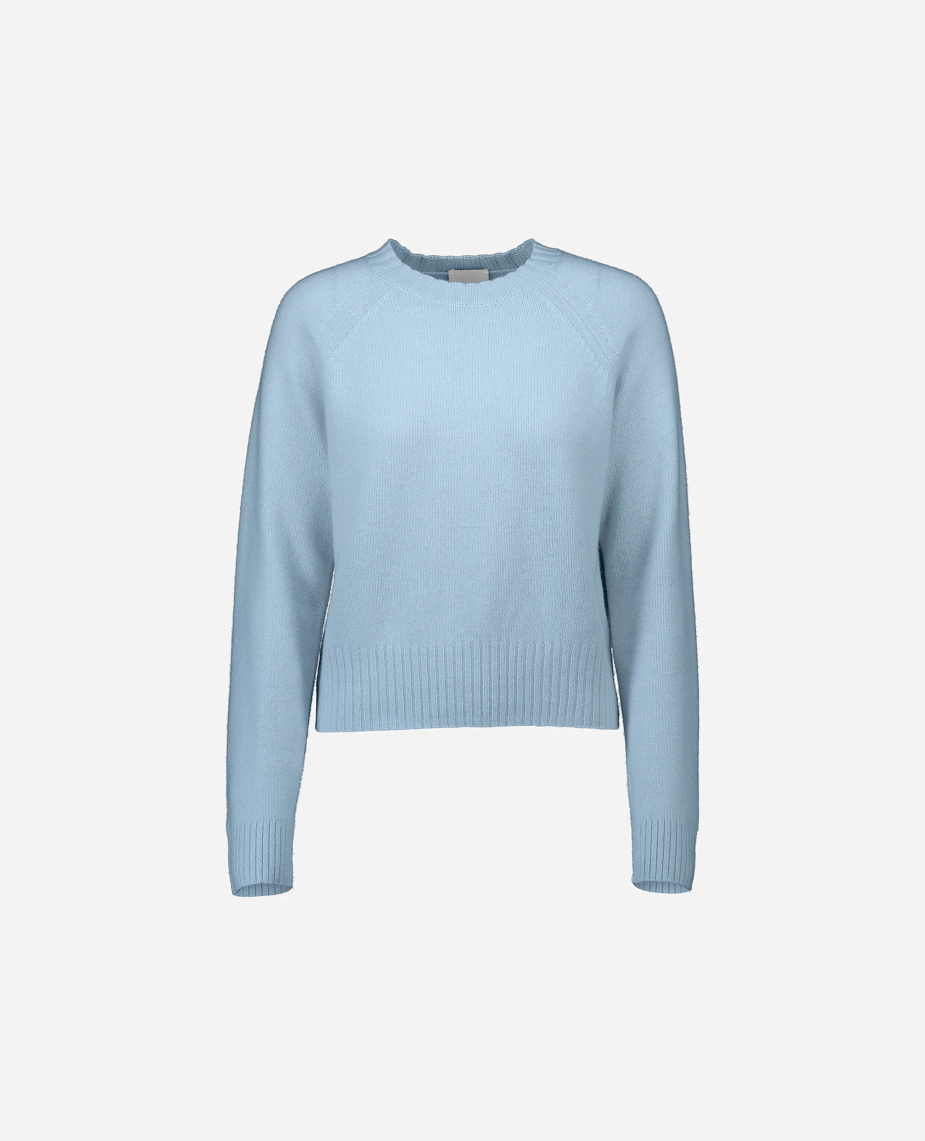 Cashmere Pullover in Blau - Gerade Passform