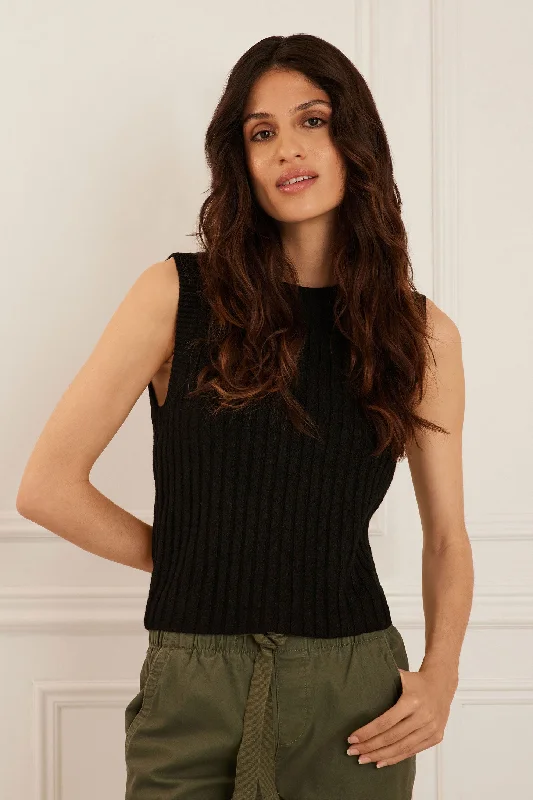 Camisole en tricot côtelé - Femme