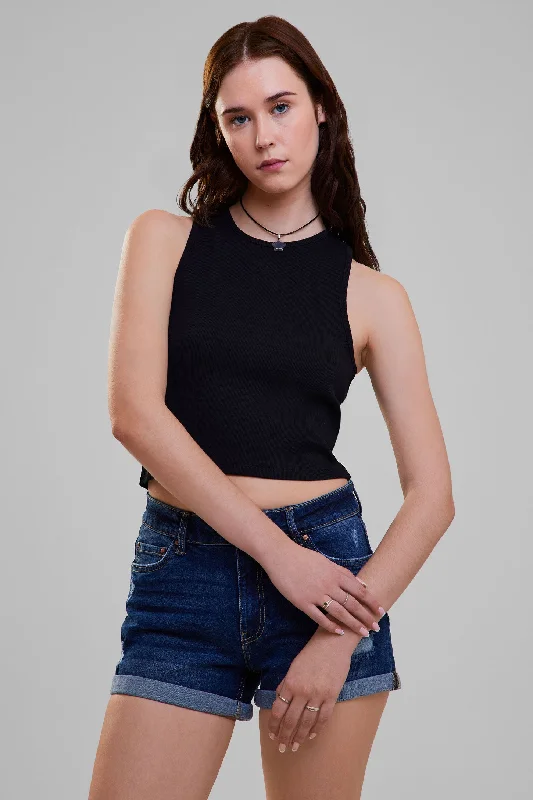 Camisole Halter coupe semi-ajustée - Femme