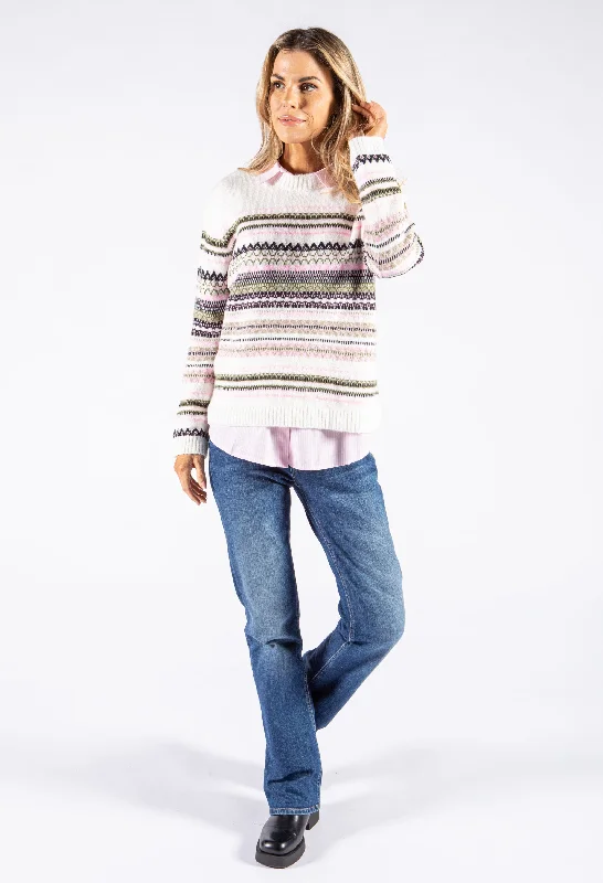 Fair Isle Knit Pullover