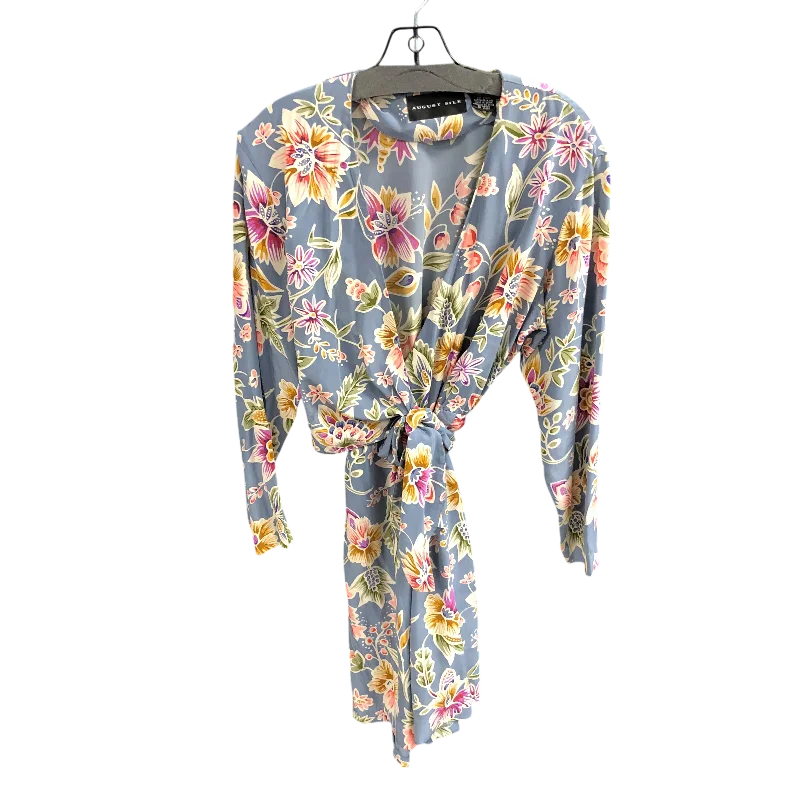 Romper By August Silk In Floral Print, Size: 6