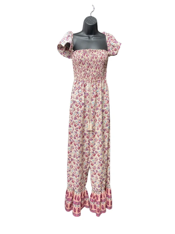 Jumpsuit By Bog Collective In Floral Print, Size: S