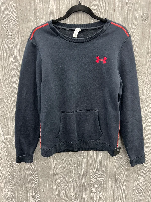 Athletic Sweatshirt Crewneck By Under Armour In Black, Size: M