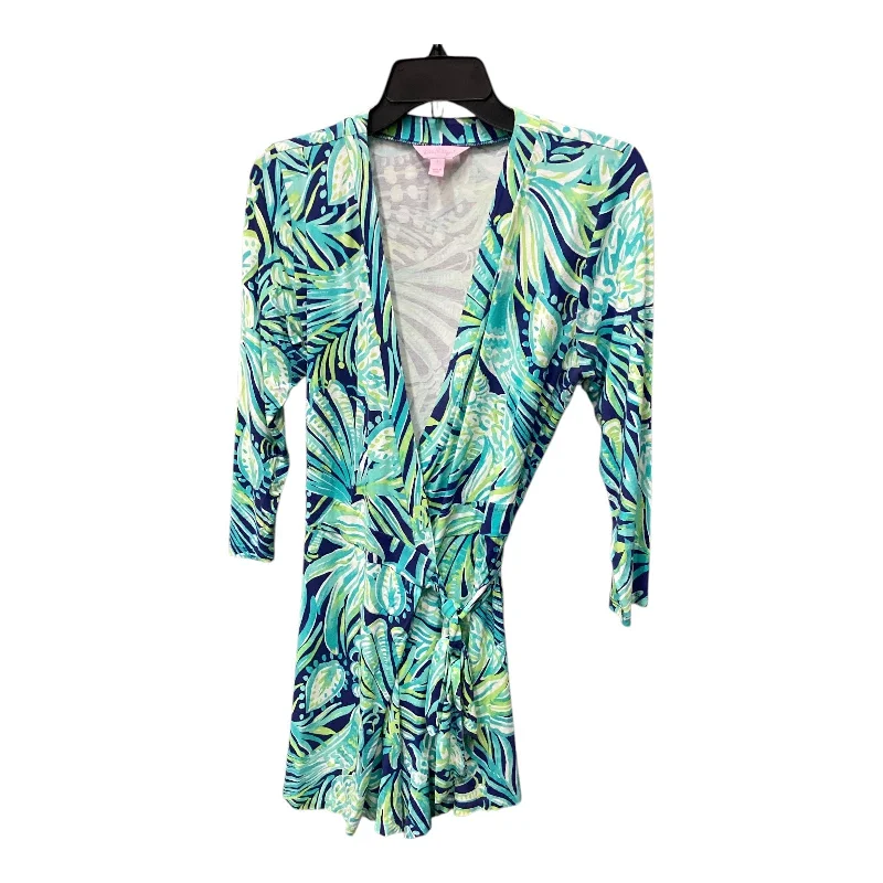 Romper Designer By Lilly Pulitzer In Tropical Print, Size: S