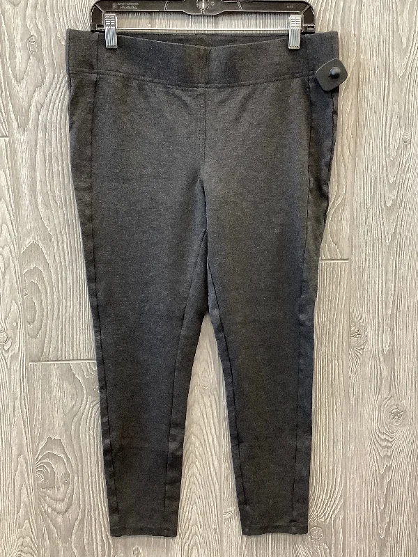 Pants Leggings By Loft In Grey, Size: L