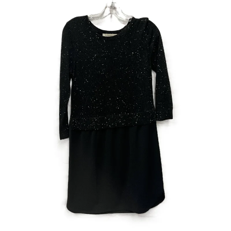 Dress Sweater By Loft In Black, Size: Xs