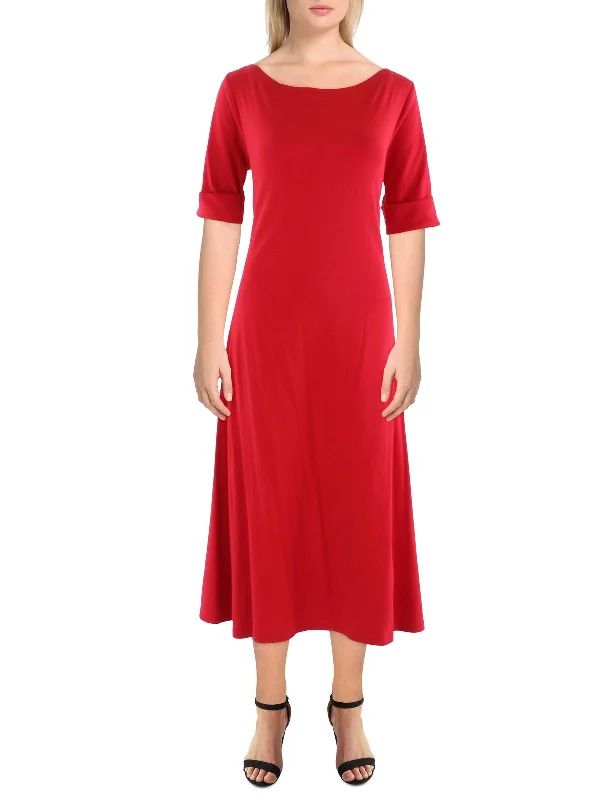 Womens Comfy Midi T-Shirt Dress