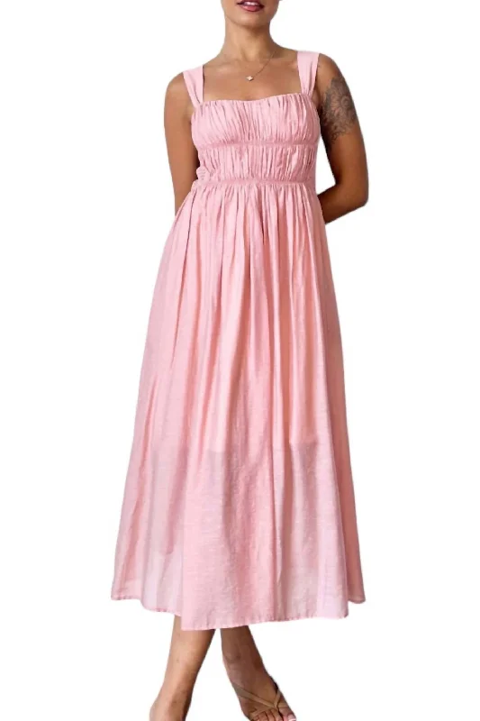 Abbey Maxi Dress In Pink