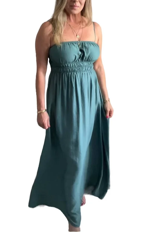 Essential Maxi Dress In Teal