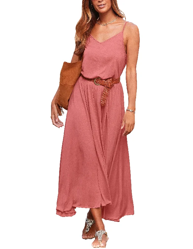 LASCANA Women's Flowy Maxi Dress