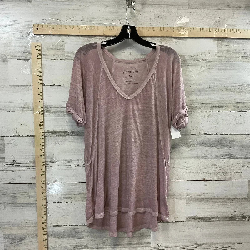 Pink Top Short Sleeve We The Free, Size S