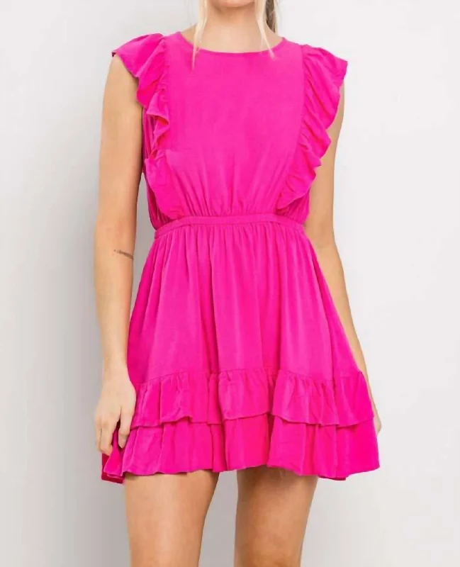 Positively Perfect Mini Dress In Pink