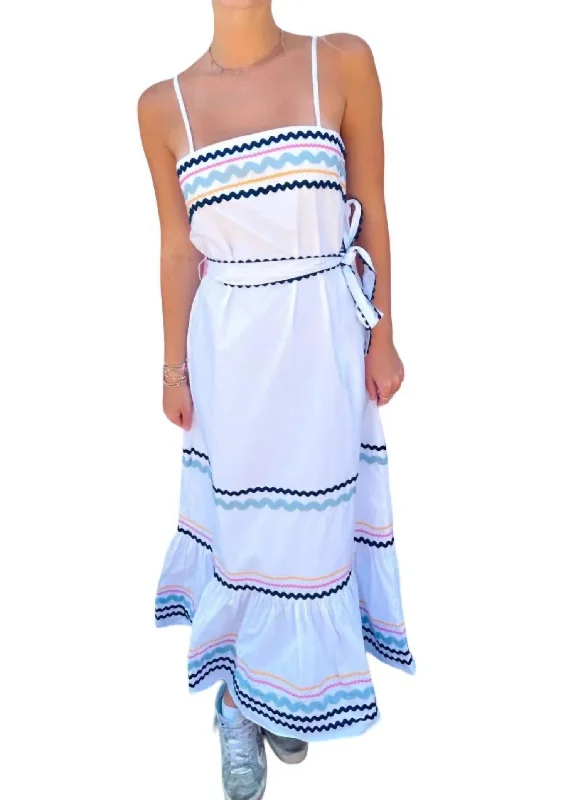 Ric Rak Maxi Dress In White