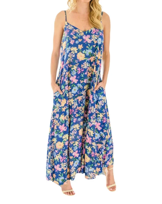 Time For Fun Maxi Dress In Floral