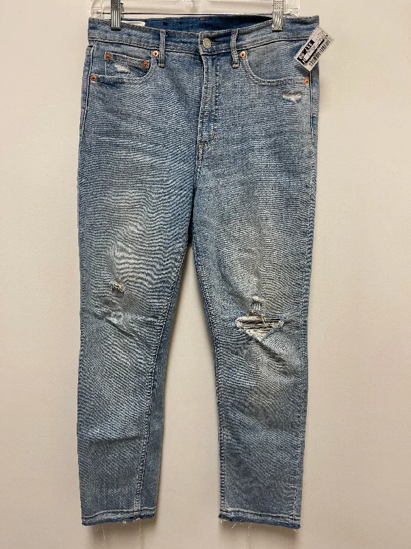 Jeans Skinny By Gap In Blue Denim, Size: 8