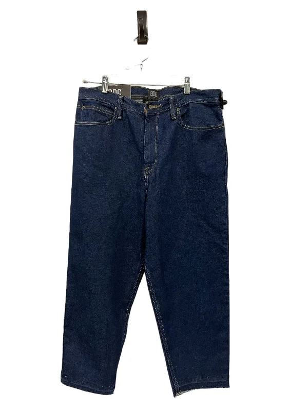 Jeans Straight By Bdg In Blue Denim, Size: 18