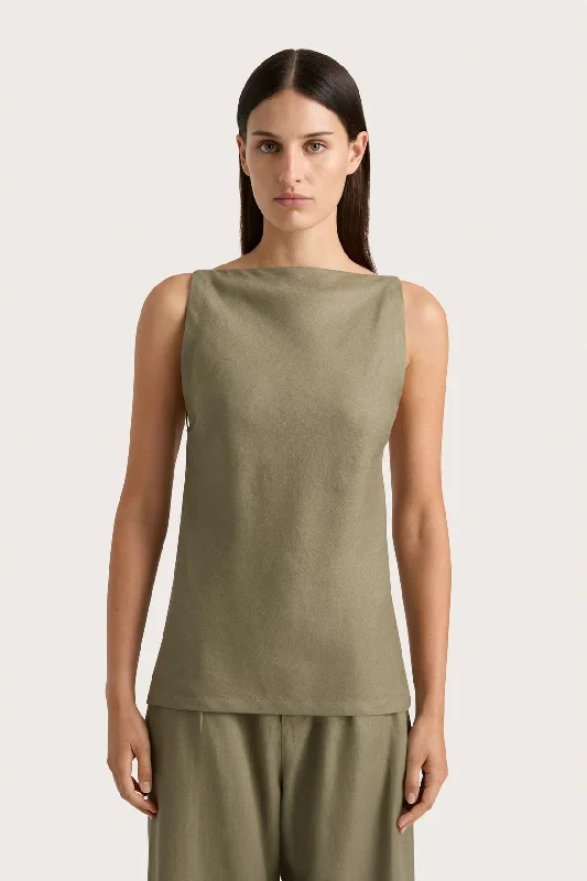 Antibes Top - Khaki