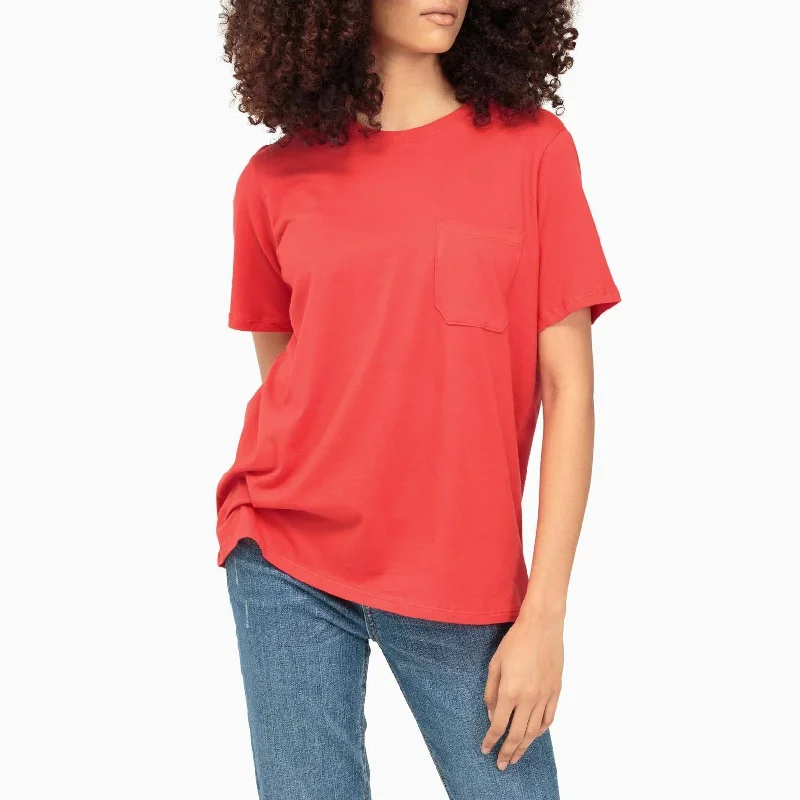 Crew Pocket Tee (Red)