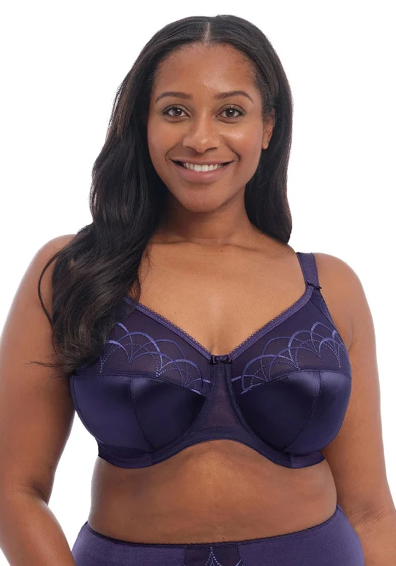 Elomi Cate Soft Full Cup Bra, Navy