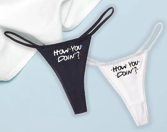 How You Doin'? White Thong