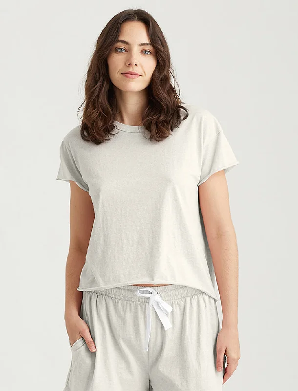 Jada Organic Cotton Knit Boxy Tee