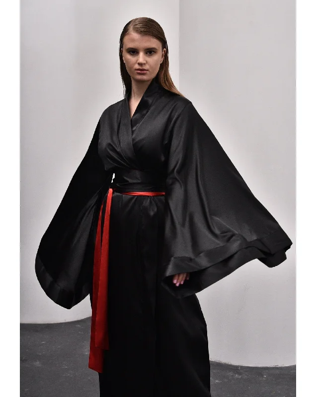 Colour Pop Kimono Silk Robe