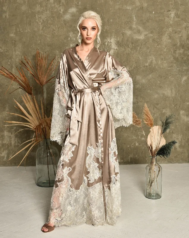 Marrakesh Satin Long Luxury Robe