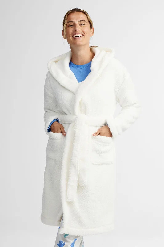 Robe de chambre en sherpa - Femme