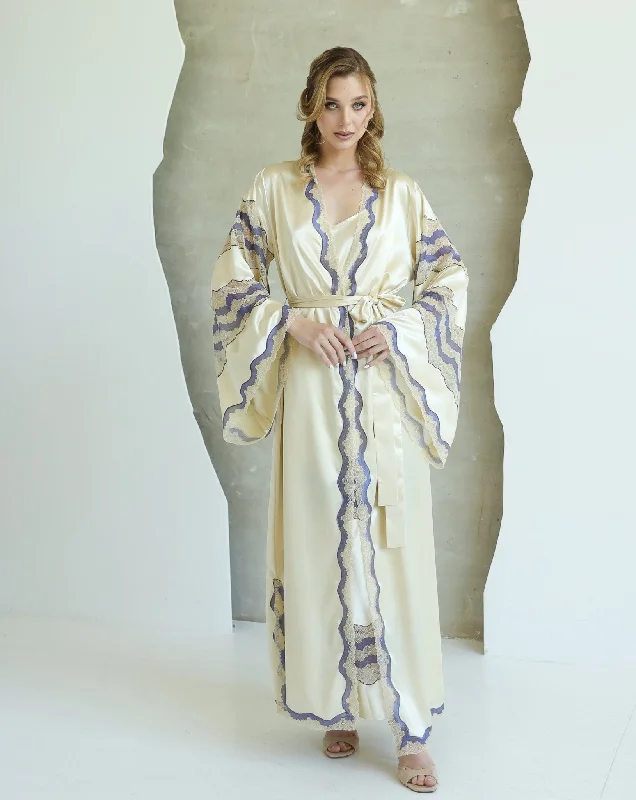 Sultana Long Satin Robe